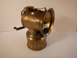ANTIQUE JUSTRITE MINER'S LAMP c.1920 HAT CLOTHES MINE MINING COAL MINERAL METAL | eBay