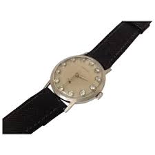 Similar Items to Hamilton Diamond Dial 14K White Gold Wrist ...