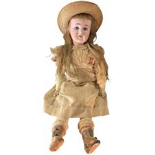 Antique Bisque Doll Dressed Antique Doll Shoes & Clothing ...