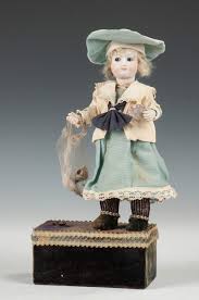 German Automaton Doll with Seashells | Cottone Auctions