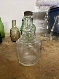 Vtg Glass Bottle 334 On The Bottom W/cap | eBay