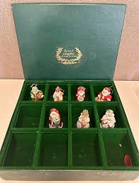 VTG 1988 Franklin Mint The Faces Of Christmas Around The ...
