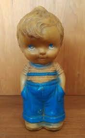 VINTAGE IRWIN NAUGHTY BOY HANDS IN POCKETS SQUEAKY RUBBER ...