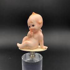 Custom Designed Lamp Finial Featuring a Seated Leaning ...