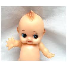 Kewpie Doll Vinyl 8 ½”, 1970's. For Sale at Ruby Lane