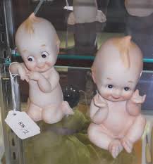VINTAGE 1940'S BISQUE KEWPIE Dolls - Adorable Babies, Rare ...