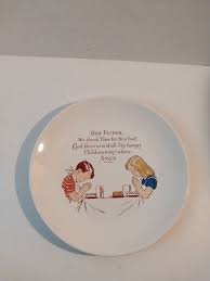 Our Father Prayer Plate 22 K Gold Can Art 8" | eBay