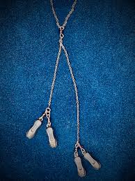 Vintage Ballet Slippers Silver Necklace - Etsy