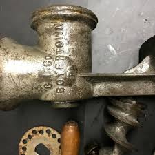 VINTAGE PAIR OF KEYSTONE #20 & #30 CAST IRON MEAT GRINDERS SAUSAGE PATINA | eBay