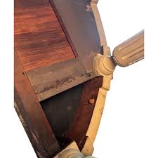 Painted Marble Top Console | Chairish