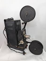 1920's-30's Hand Crank Movie Projector W/film Canister and ...