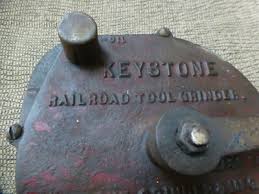 Antique KEYSTONE Railroad Tool Grinder Train Hand Sharpening ...