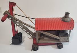 VINTAGE KEYSTONE RIDE EM RIDE ON STEAM SHOVEL ...