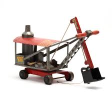 Three Similar Keystone Riding Steam Shovel Toys (Lot 513 ...