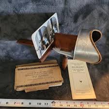 Antique Pat'd 1904 Keystone Monarch Stereoscope Viewer With 12 Cards - Etsy
