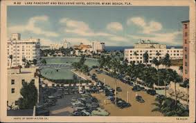 Lake Pancoast and Exclusive Hotel Section Miami Beach, FL ...