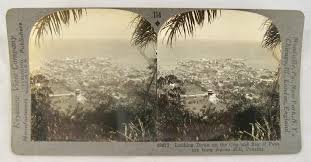 Stereoview Keystone 20877 Looking Down On City And Bay Of ...