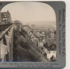 City of Quebec Canada from the Citadel Keystone Stereoview ...