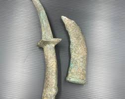 Buy Bronze Age Ancient Bronze Knife Blade Knife-shaped Plate ...