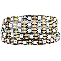 BTF-LIGHTING WS2815 (Upgraded WS2812B) 16.4ft 300 Pixels Magic Dream Color Individually Addressable RGB LED Flexible Strip Light 5050 SMD Dual Signal IP30 Non-Waterproof DC12V Black PCB: Buy Online at Best Price in