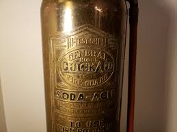 Vintage Brass "quick Aid" Soda Fire Extinguisher - Etsy