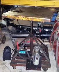 2000 lb Barnes Rotary 12V Hydraulic Lift Table 44'' Max Height 30'' x 30'' Table | eBay