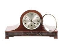Sold at Auction: German Manufactured Wood Mantel Clock 1900s