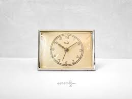 Kienzle Table Clock Vintage 1950s Alarm Mechanical Art Deco ...