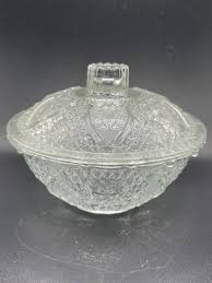 Vintage Pressed Glass Candy Dish: KIG Pasari Indonesia ...