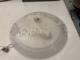 Murano Glass Flush Mount, 1990s | Chairish