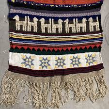 Vintage Funky 1970s Seventies Wall Hanging Hand Made Knitted Wool Antique | eBay