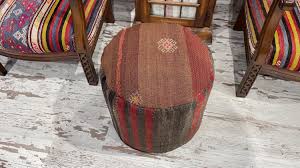 Rustic Retro Eclectic Vintage Tribal Decor Handmade Ottoman ...