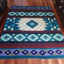 Vibrant Colored Geometric Shape Design Blanket Bed Cover Reversible 90" x 72" | eBay