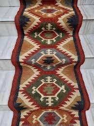 Handmade Long Kilim Runner Rug Custom Hallway Jute Wool ...