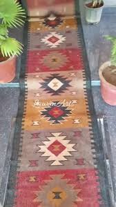Handwoven Jute & Wool Kilim Runner Rug Homedecor Rugs ...