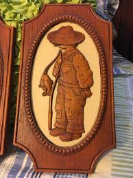 Holly Hobbie and Robbie Vintage Plastic Wall Art c. 1972 American Gree – JAMsCraftCloset