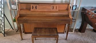 Kimball Piano +bench, brown walnut wood finish | eBay