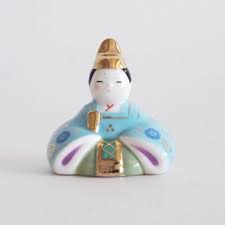 Japanese Saiehana Komon Hina Doll – Handmade Japanese Porcelain Hina Dolls | Elegant Spring Décor | Seasonal Gift & Festival Ornament. - Etsy