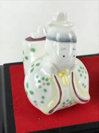 Japanese Porcelain Hina Doll Lamp Electric Light Vtg Girl's Day Festiv | Online Shop | Authentic Japan Antiques