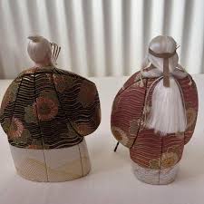 Pair of Japanese Dolls Celebrating an Engagement - Etsy