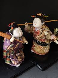 Japanese Kimekomi Dolls Kimono Geisha Silk Traditional Folk ...