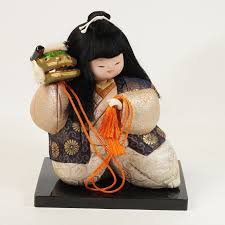 Vintage Japanese Wood grain Doll “Lion Dance” Artisan ...