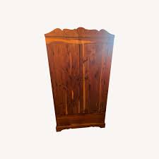 Antique Vintage Cedar Wardrobe - AptDeco