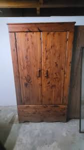 Vintage Antique Kincaid Robes Wardrobe Armoire w/ Hanging ...