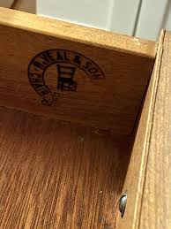 Vintage Wood Dresser with Round Wood Handles | EstateSales.org