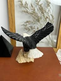 Hand-carved Black and White Onyx Eagle – From Peru/unique Home & Office Decor/ Gemstone Gift Idea - Etsy UK