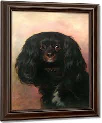 Portrait Of A Favorite Dog By Friedrich Von Amerling Art Reproduction from Cutler Miles.