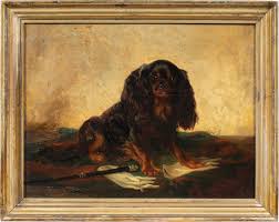 Spaniel Dog Paintings - 29 For Sale on 1stDibs