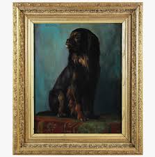 Antique Dog Oil Painting - 612 For Sale on 1stDibs | antique dog oil paintings, antique dog portraits, old painting dog