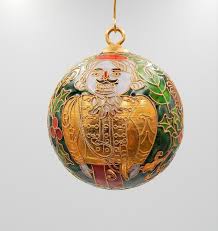 Cloisonné Gold Enameled Christmas Nutcracker 2001 Ornament ...